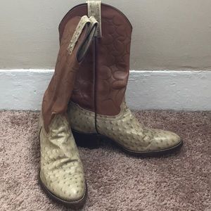 Frye two tone Cowboy boots